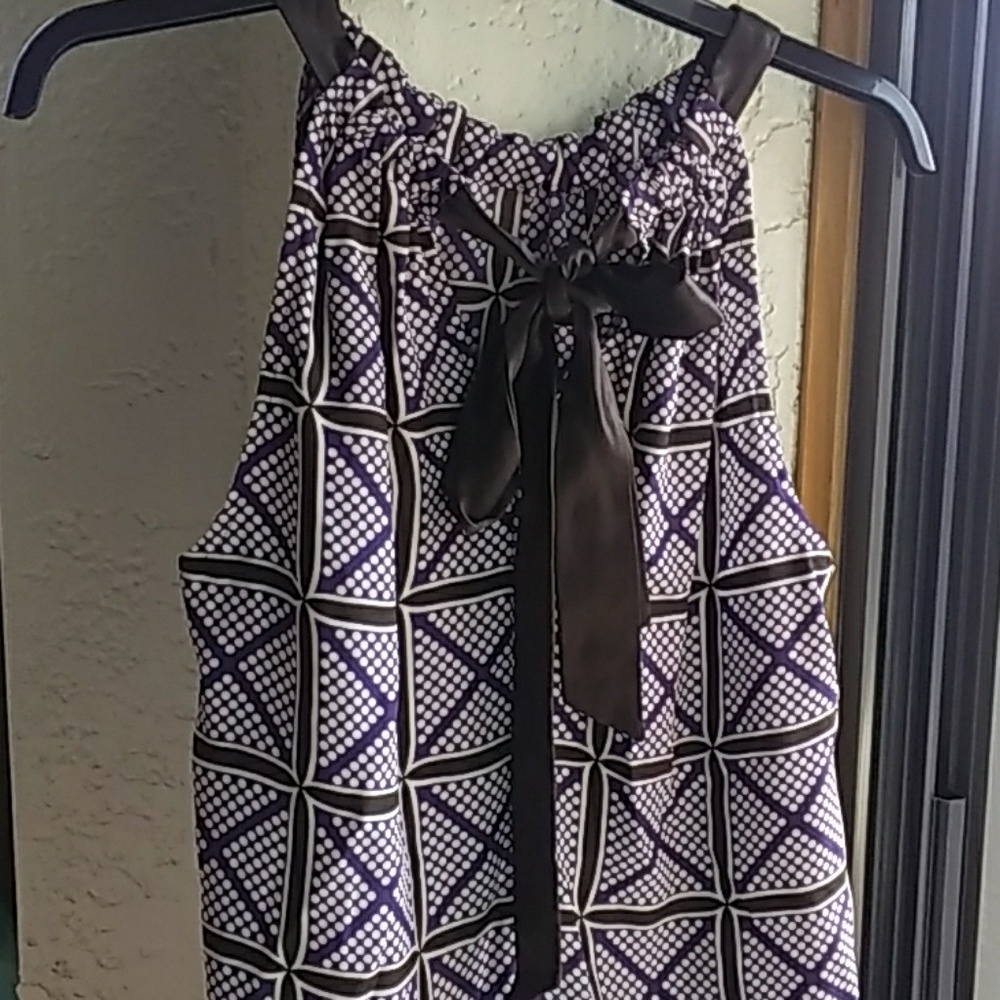 J. Crew Bow Neckline top